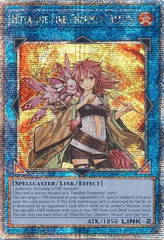 Hiita the Fire Charmer, Ablaze - RA04-EN074 - (Quarter Century Secret Rare) - 1st Edition